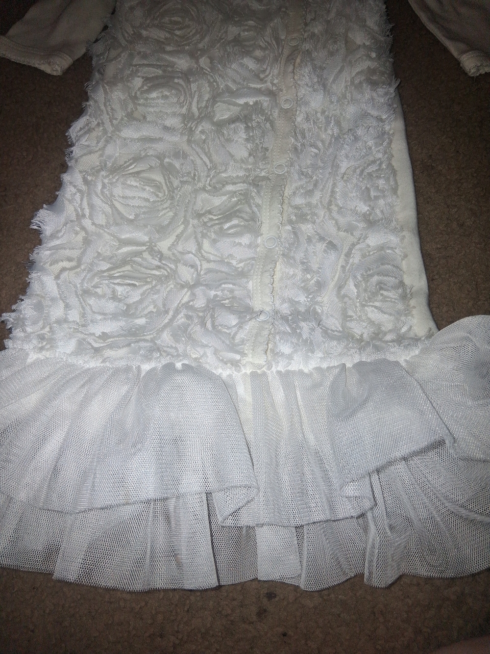 White Lace Baby Night Dress